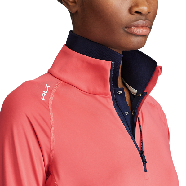 Sustainable Golf Quarter-Zip RLX in Peaceful Coral 5