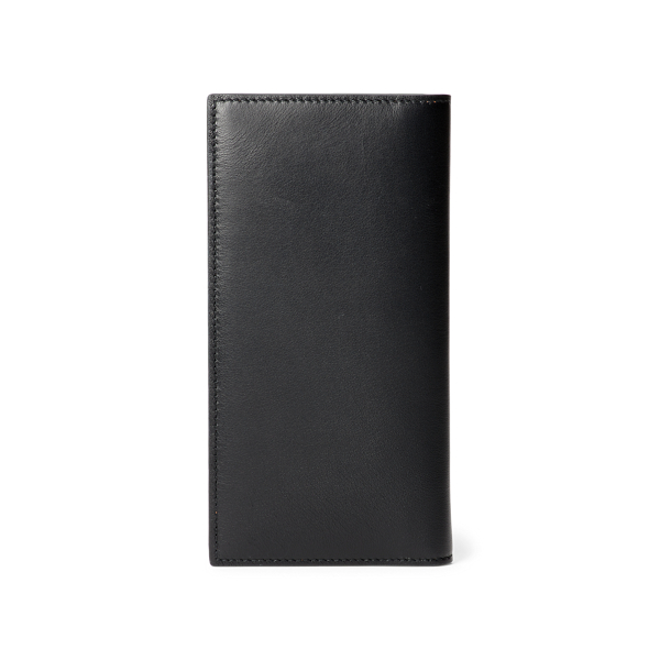 Black/Gold Calfskin Jacket Wallet Purple Label 2
