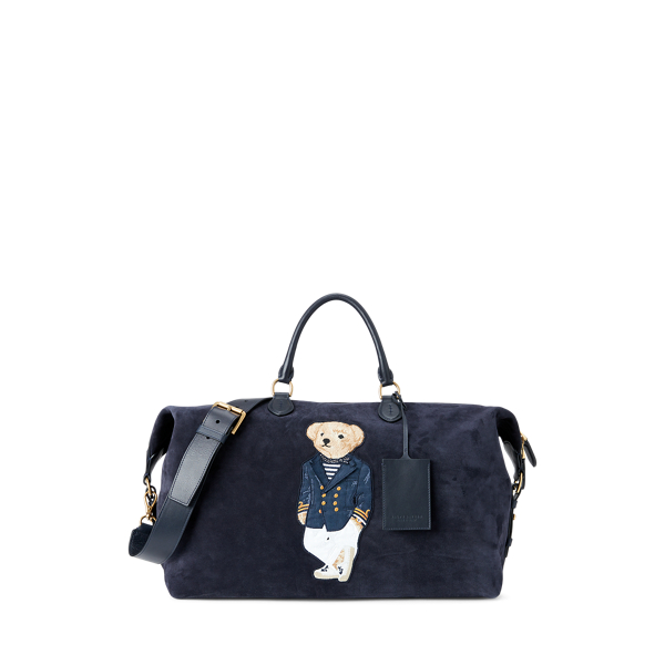 Suede Polo Bear Duffel
