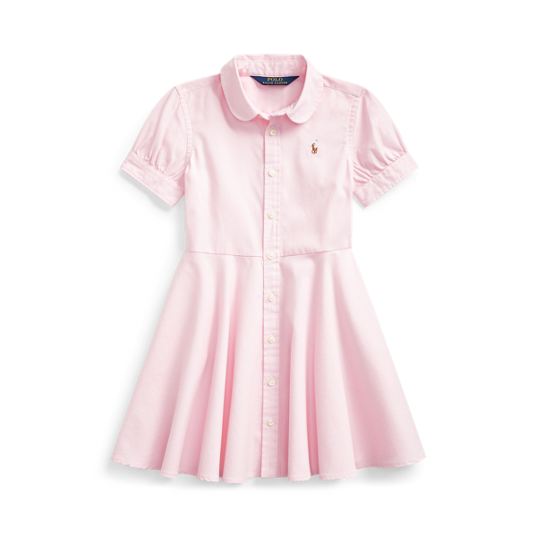 Girls pink shirt dress hotsell