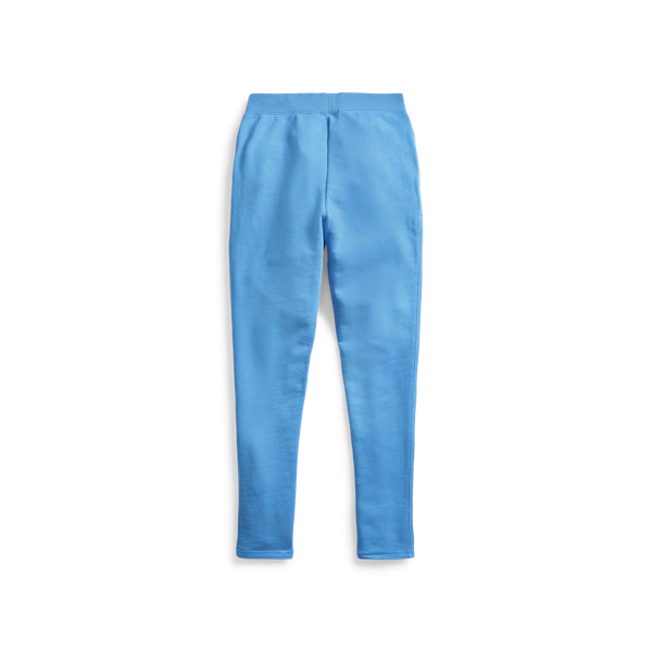Harbor Island Blue Cotton-Blend-Terry Legging Girls 7-16 2