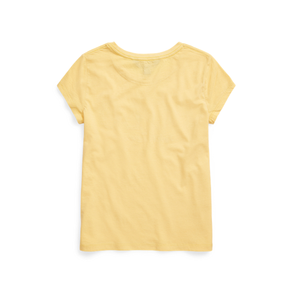 Corn Yellow Logo Cotton Jersey Tee Girls 7-16 2