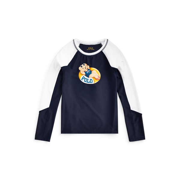 Polo Bear Stretch Rash Guard for Girls Ralph Lauren IE