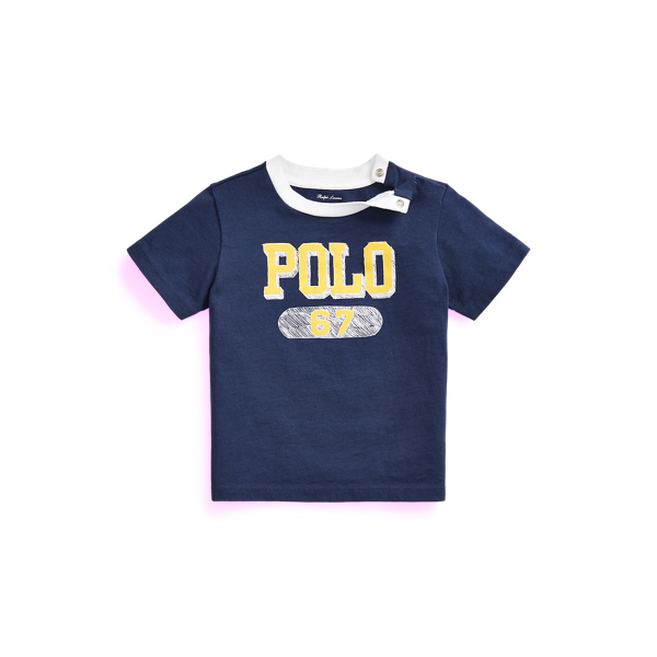 Logo Cotton Jersey Tee Baby Boy em 1