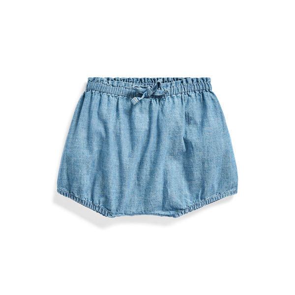 Chambray Bloomer Short Baby Girl 1