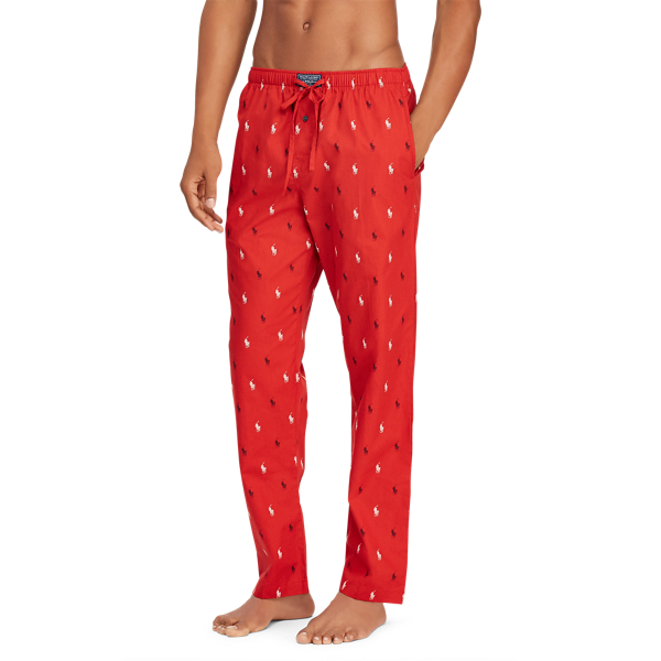 Red/Cruise Navy/Nevis Signature Pony Pajama Pant Polo Ralph Lauren 2