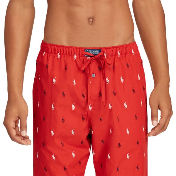 Red/Cruise Navy/Nevis Signature Pony Pajama Pant Polo Ralph Lauren 4