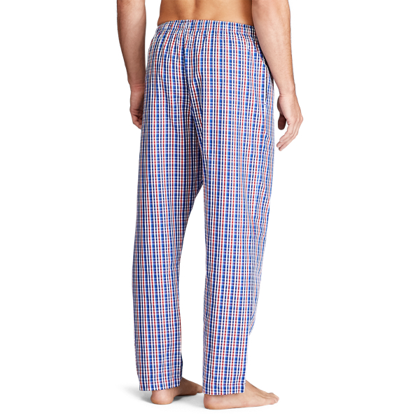 Red/Blue Perry Plaid Plaid Pajama Pant Polo Ralph Lauren 3