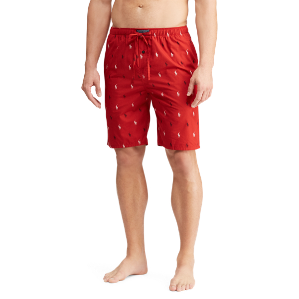 Red/Cruise Navy/Nevis Signature Pony Pajama Short Polo Ralph Lauren 2