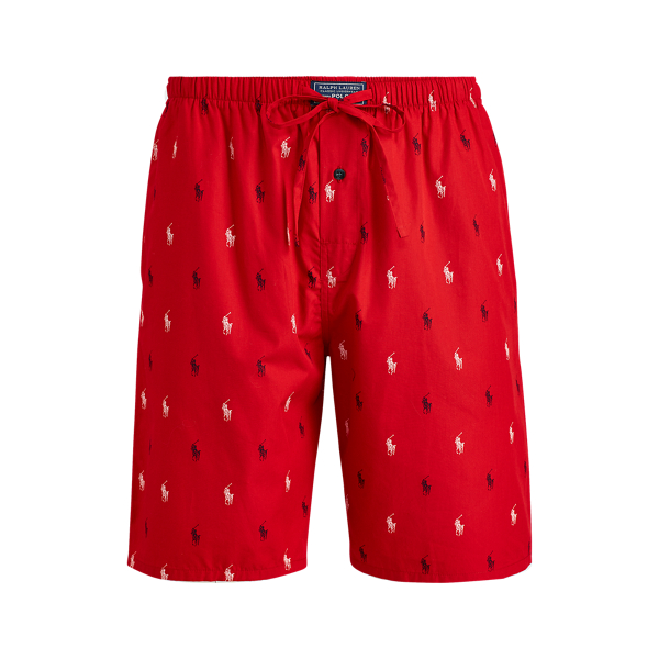 Red/Cruise Navy/Nevis Signature Pony Pajama Short Polo Ralph Lauren 1