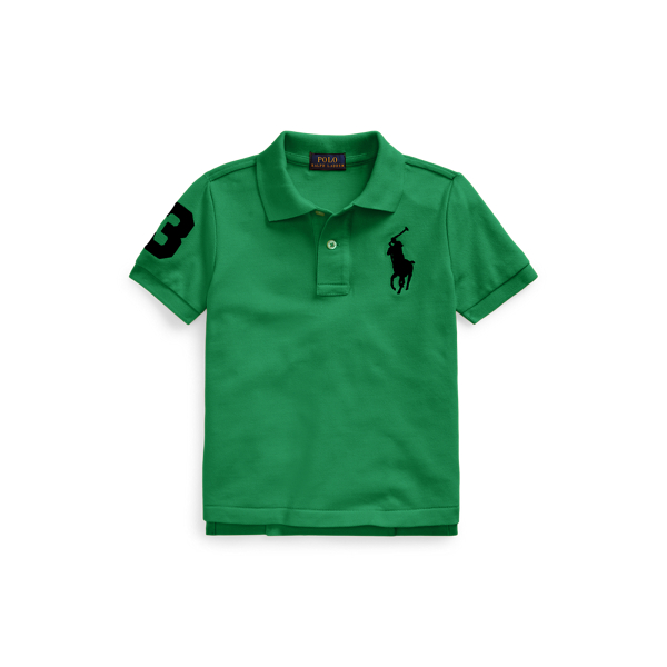 Big Pony Cotton Mesh Polo Shirt Boys 1.5-6 Years in 1