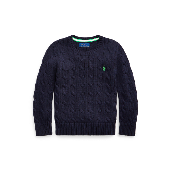 Cable-Knit Cotton Jumper