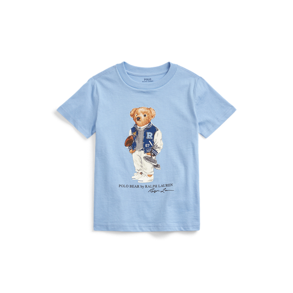 Football Bear Cotton Tee Boys 1.5-6 Years in 1