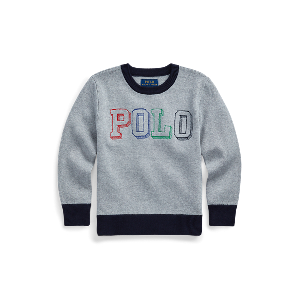 Logo Cotton Jumper Boys 1.5-6 Years 1