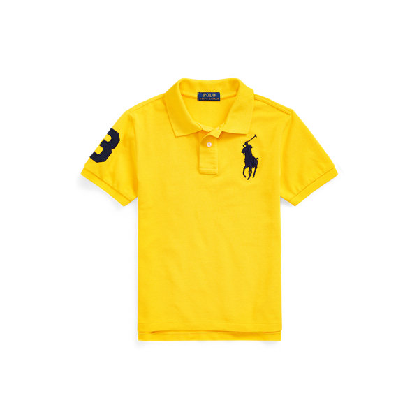 Big Pony Cotton Mesh Polo Shirt