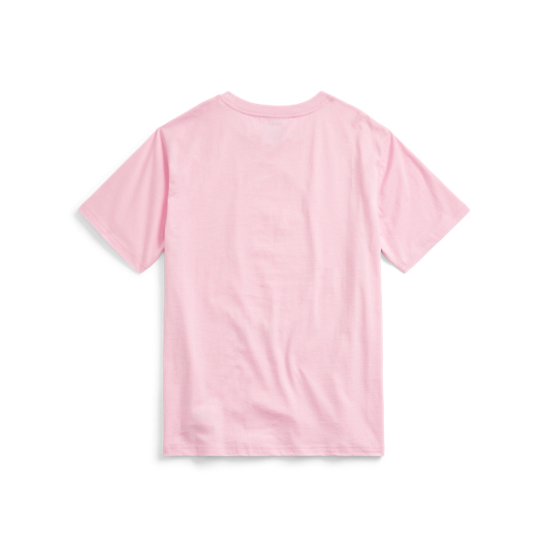 Carmel Pink Polo Bear Cotton Jersey Tee Boys 8-20 2