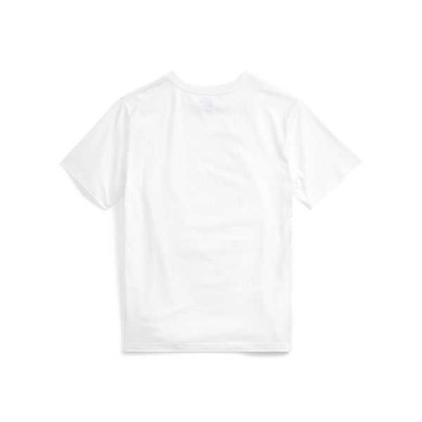 White Polo Bear Cotton Jersey Tee Boys 6-14 Years 2