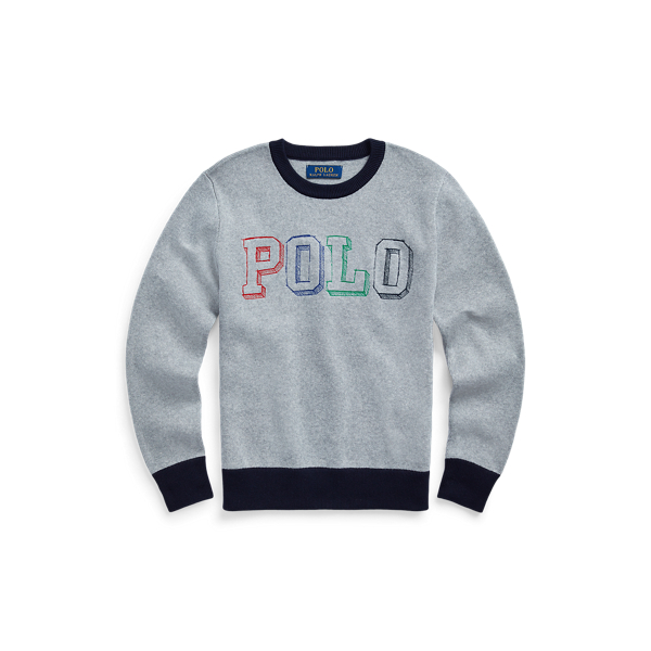 Logo Cotton Jumper Boys 6-14 Years 1