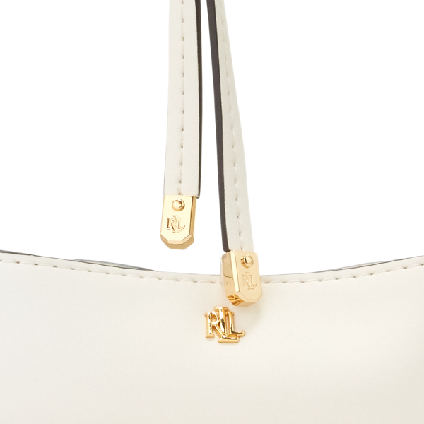 Clear/Vanilla Medium Debby Drawstring Bag Lauren 5