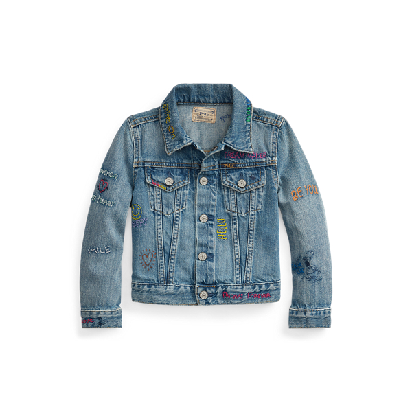 Denim Trucker Jacket Girls 1.5-6.5 Years 1