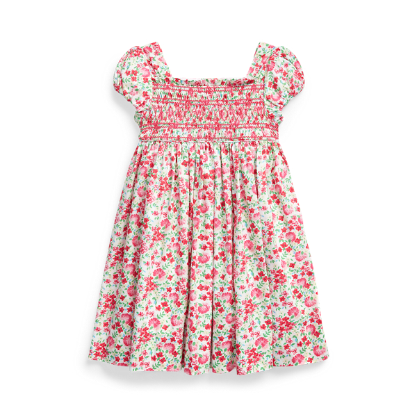 Floral Smocked Cotton Dress