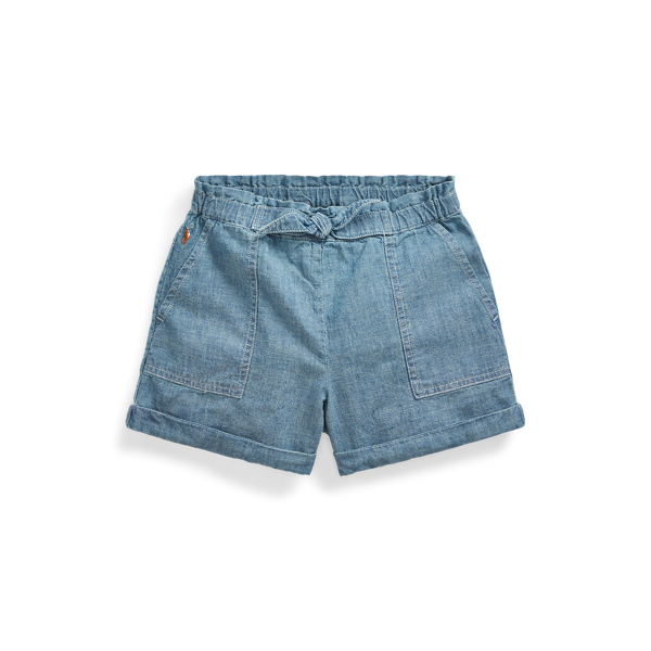 Cotton Chambray Camp Short