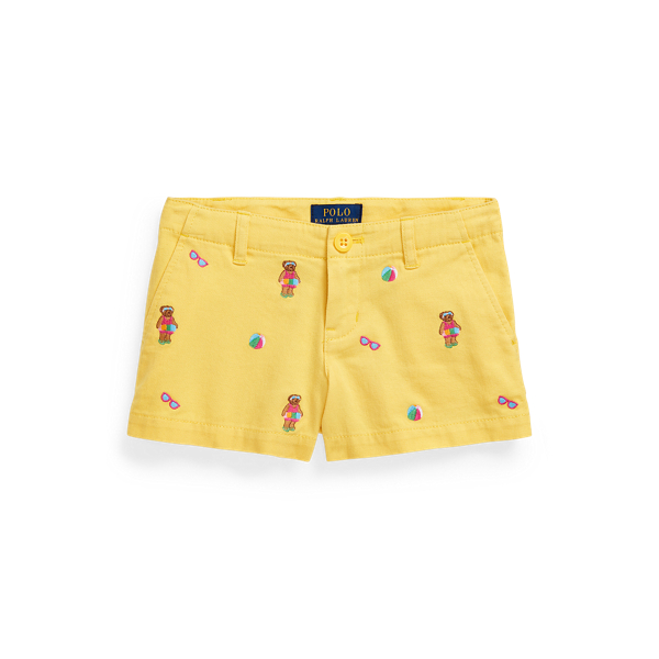 Pool Bear Cotton Chino Short Girls 1.5-6.5 Years 1