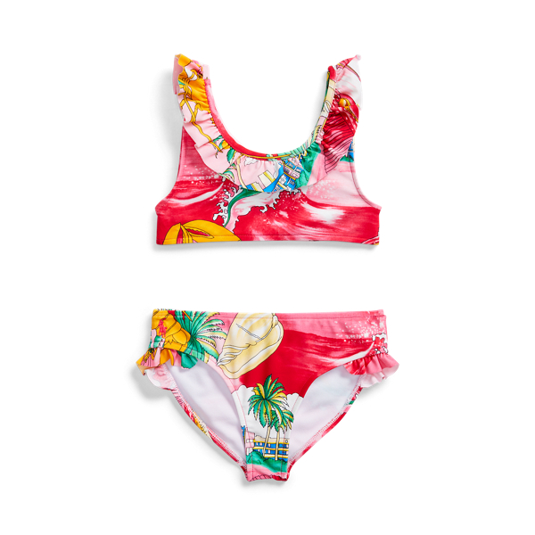 Lobster Two-Piece Swimsuit Girls 1.5-6.5 Years em 1