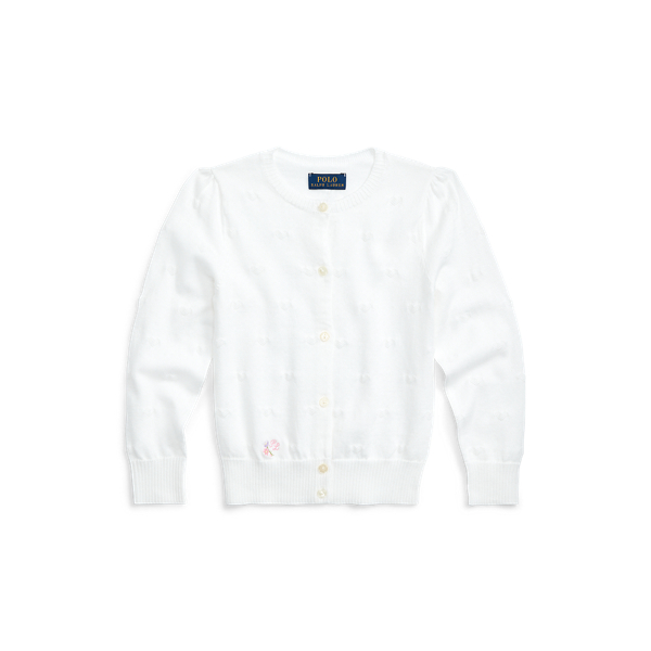 Baumwollstrickjacke mit Strickherz Girls 1.5-6.5 Years in 1