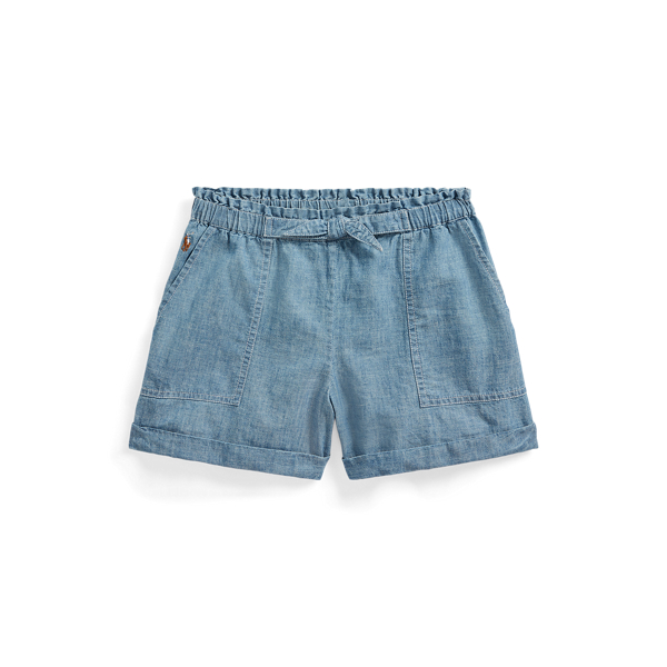 Cal&ccedil;&otilde;es em chambray de algod&atilde;o
