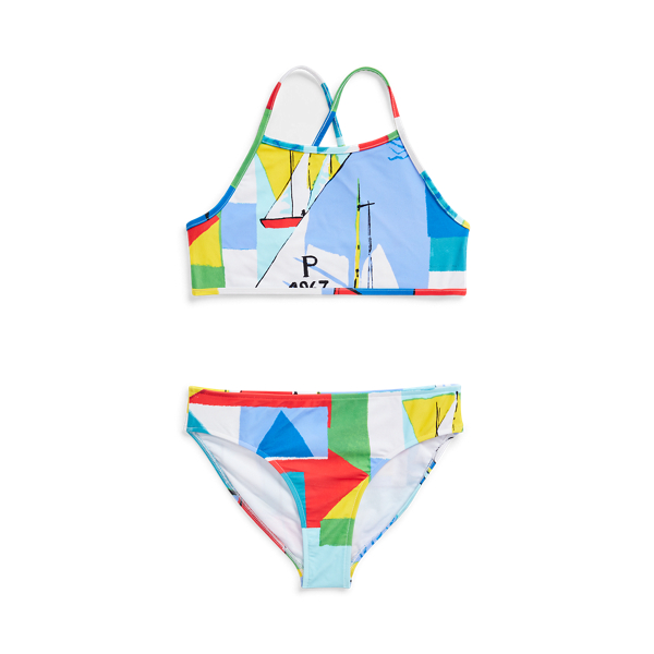 Costume a due pezzi con barca a vela Girls 7-14 Years in 1