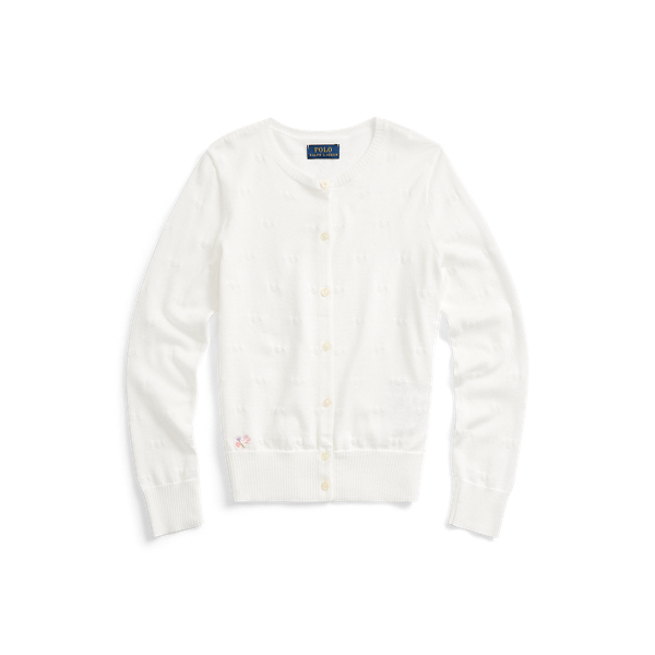 Knit-Hearts Cotton Cardigan Girls 7-14 Years 1