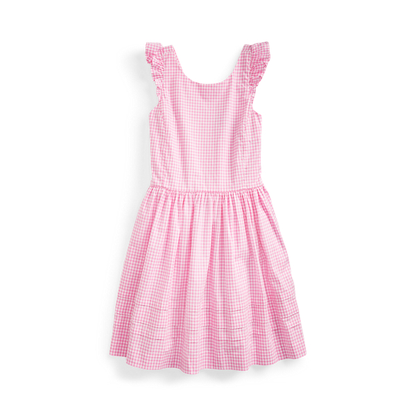 Robe vichy en popeline de coton Girls 7-14 Years en 1