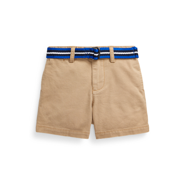 Belted Cotton Chino Short