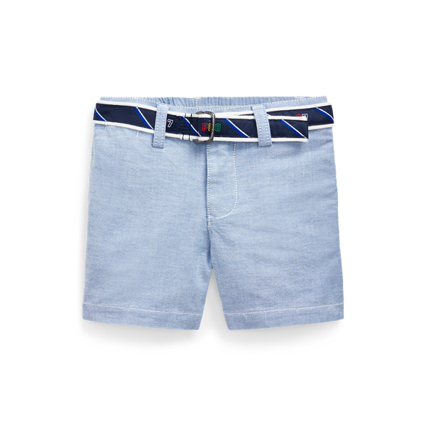 Belted Stretch Oxford Short Baby Boy 1