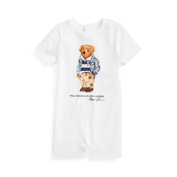Tutina a pantaloncino in jersey con Polo Bear Baby Boy in 1