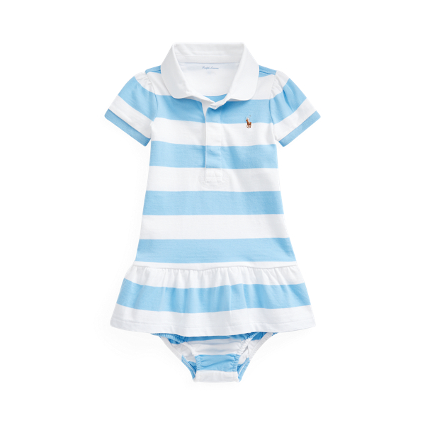 Robe rugby ray&eacute;e et bloomer Baby Girl en 1