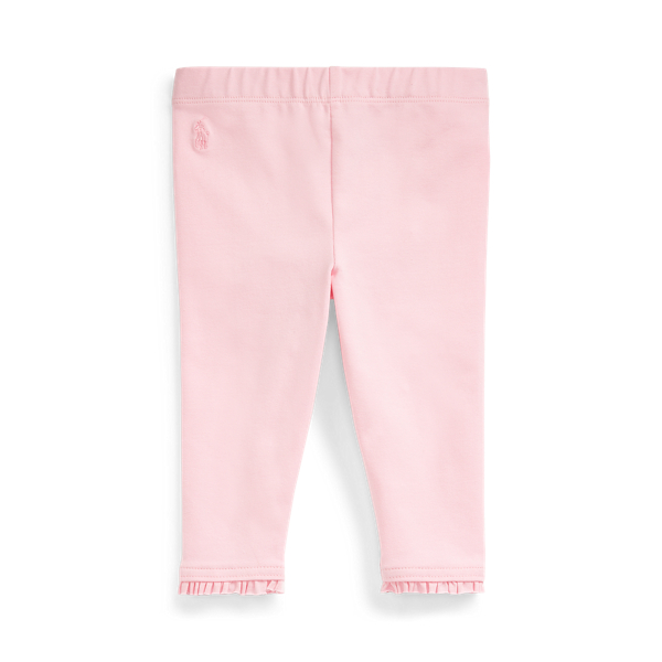 Ruffled Stretch Cotton Legging Baby Girl 1