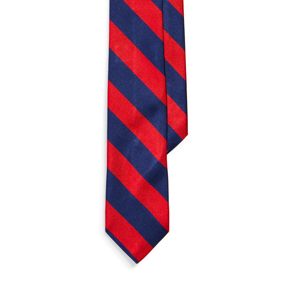 Striped Silk Repp Tie