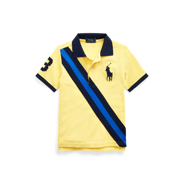 Big Pony Banner Cotton Polo Boys 1.5-6 Years 1