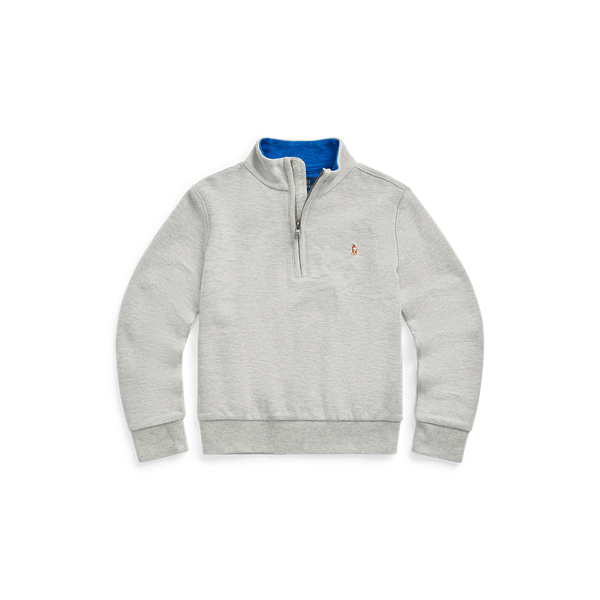 Cotton Quarter-Zip Pullover