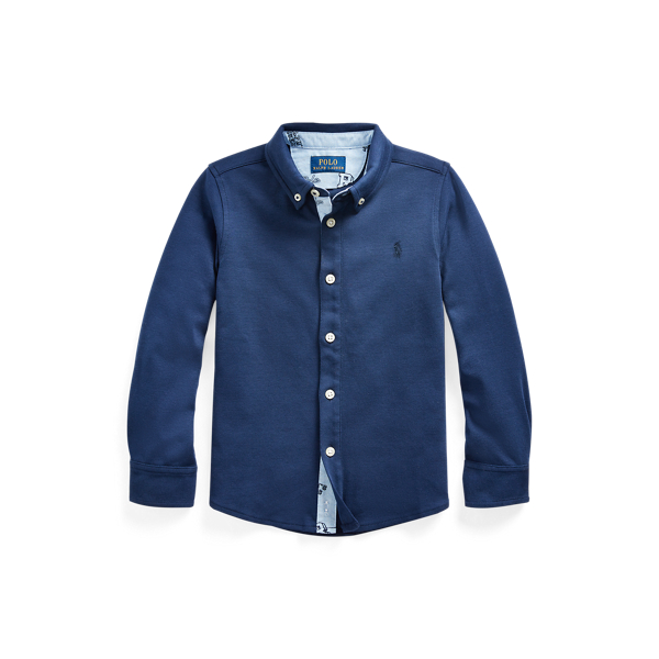 Cotton Interlock Shirt Boys 1.5-6 Years em 1