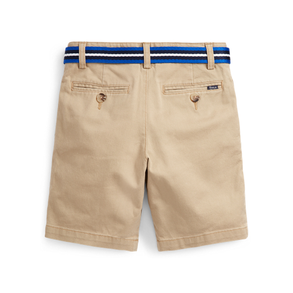 Classic Khaki Slim Fit Belted Chino Short Boys 2-7 2