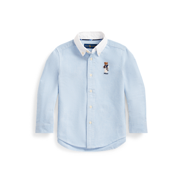 Baumwollhemd mit Football Bear Boys 1.5-6 Years in 1