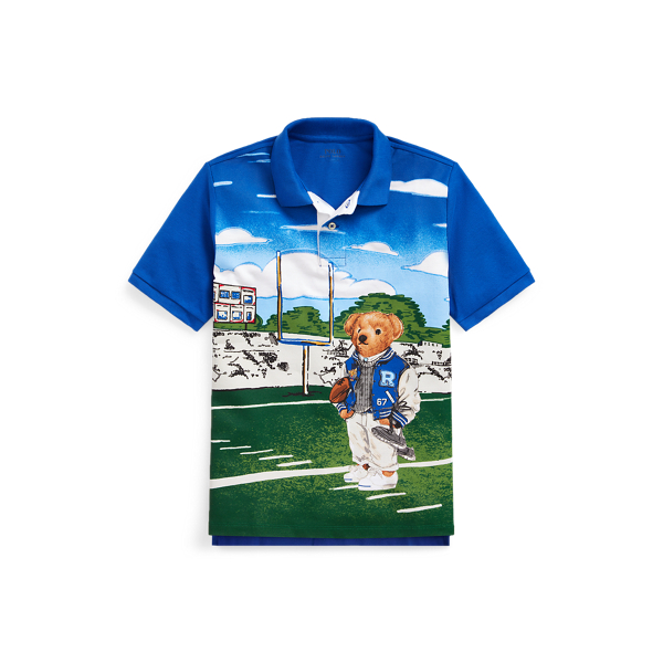 Polo Football&nbsp;Bear en coton piqu&eacute; Boys 1.5-6 Years en 1