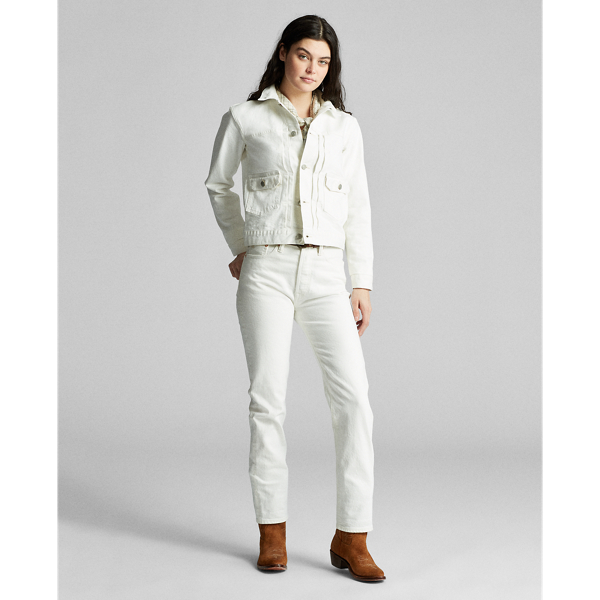 Kyla Wash Stretch Selvedge Denim Jacket RRL 3