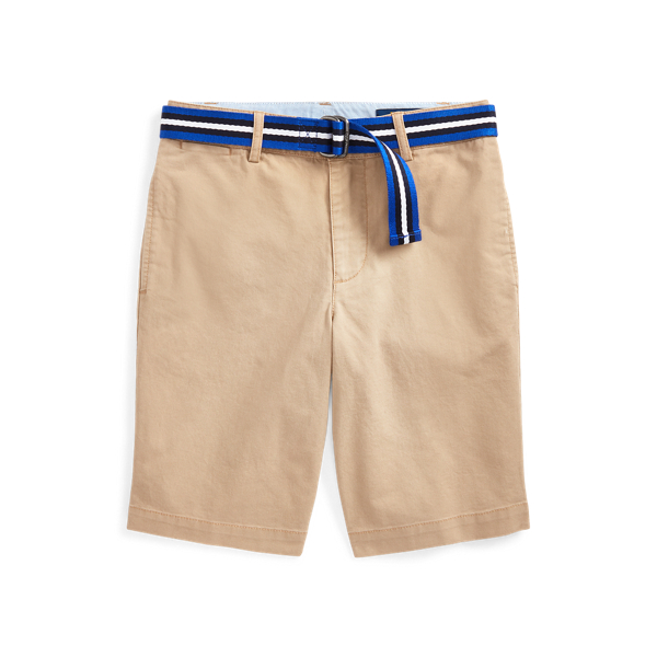 Slim Fit Belted Chino Short