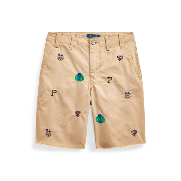 Straight Fit Embroidered Short Boys 6-14 Years 1
