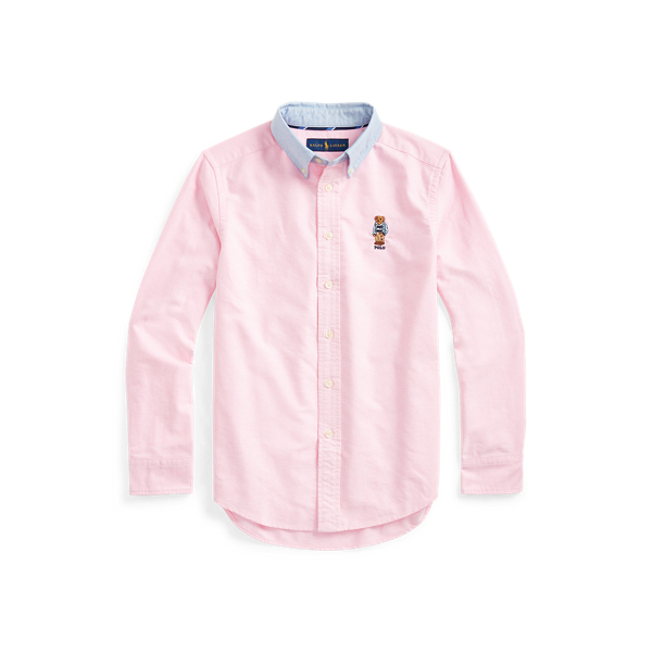 Camisa de algod&oacute;n con Preppy Bear Boys 6-14 Years en 1