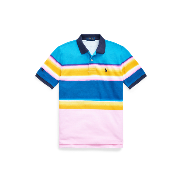 Polo de piqu&eacute; de algod&oacute;n a rayas Boys 6-14 Years en 1
